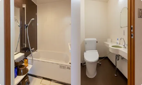 室内バストイレ