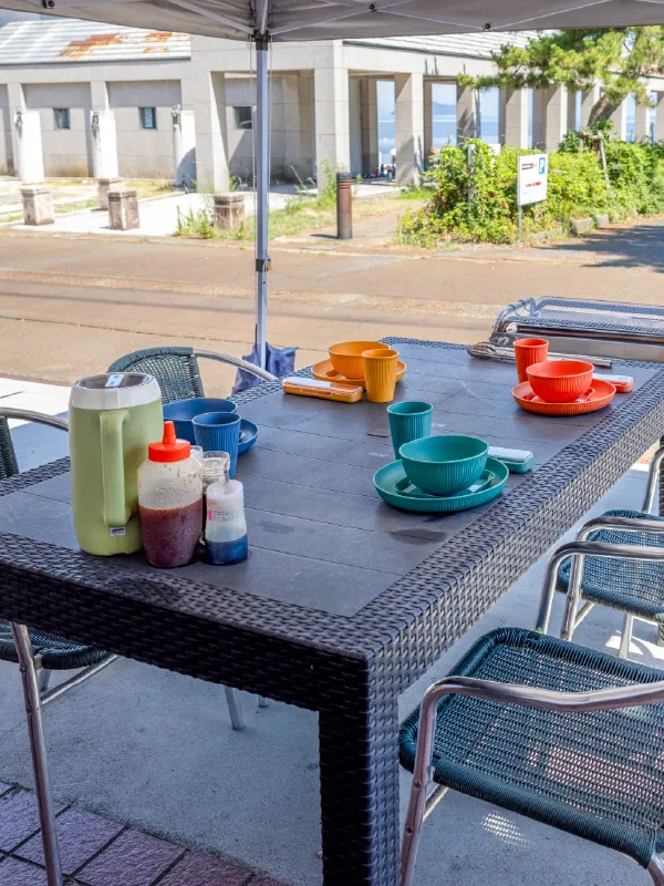 野外バーベキューベース